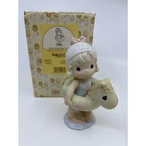 PRECIOUS MOMENTS "YOU'RE A LIFE SAVER TO ME" FIGURINE 204854 - 1996 With Box